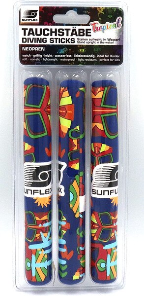 Sunflex Tropical Tiki Diving Sticks - Packaging